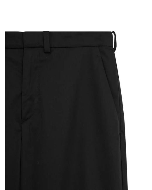 Rier Black Straight-Leg Trousers for men