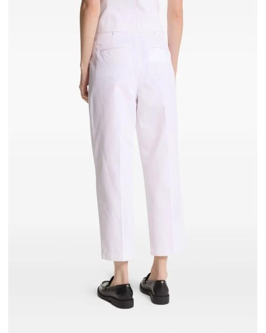 MICHAEL Michael Kors White Button Trousers