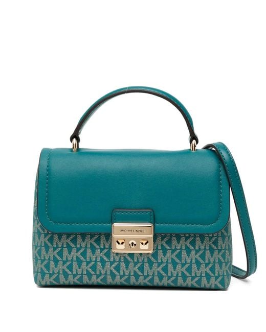 Michael Kors Blue Tribeca Mini Bag