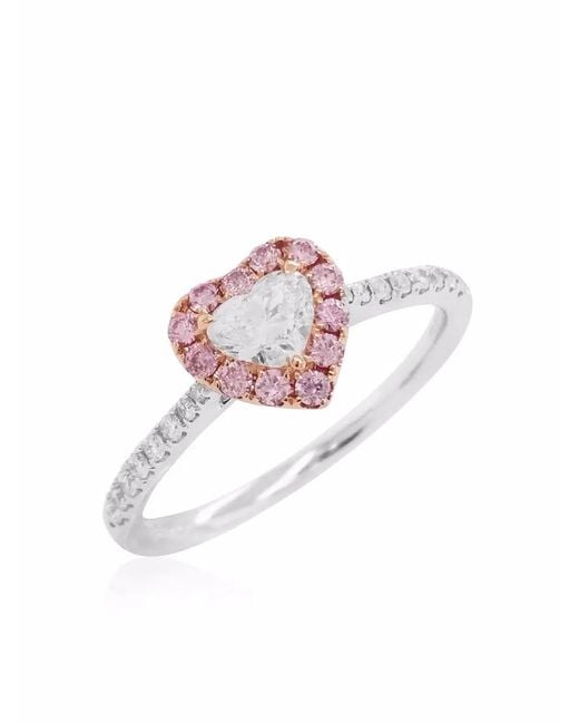 HYT Jewelry Pink Bague Argyle En Or 18Ct Sertie De Diamants