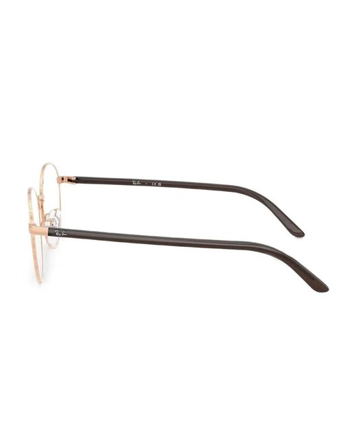 Ray-Ban Natural Round-Frame Glasses