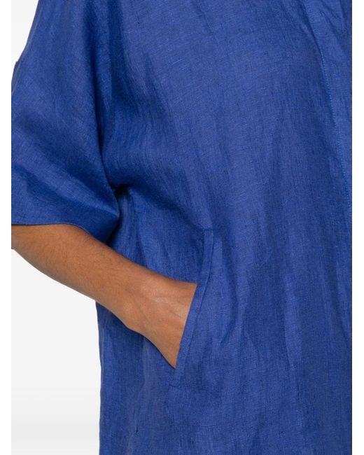 Blusa Con Botones Robert Friedman de color Blue