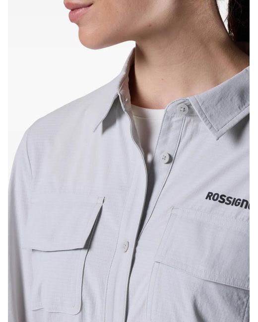 Rossignol Gray Ventilation Long-Sleeve Shirt