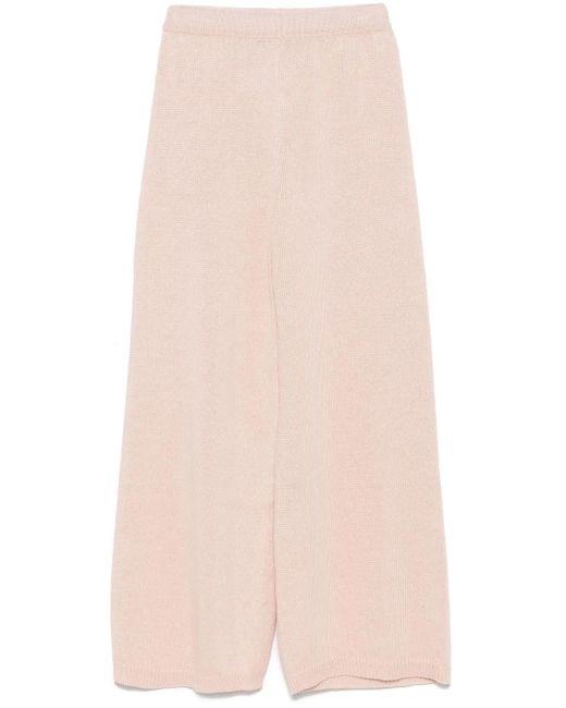 Iris Von Arnim Pink Gestrickte Hose