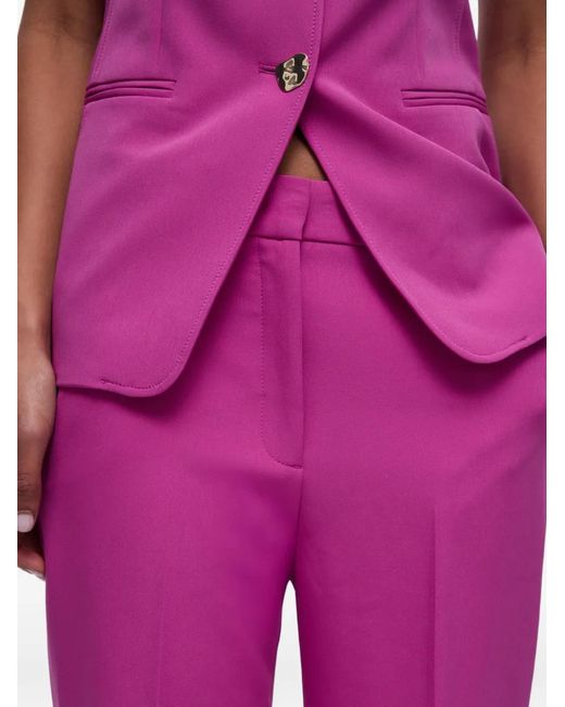 Liu Jo Pink High-Waisted Palazzo Pants