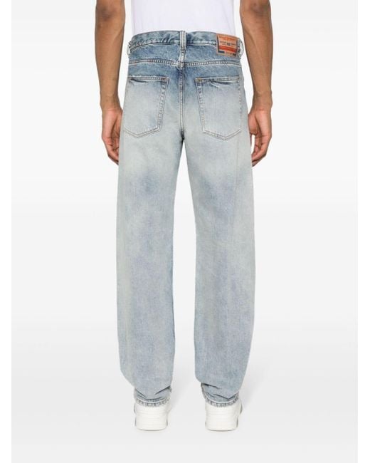 DIESEL 2010 D-macs Mid Waist Straight-fit Jeans in het White voor heren
