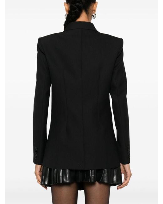 Maje Black Crystal-Embellished Blazer