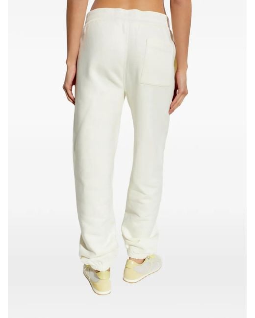 Jil Sander White Drawstring-Detail Cotton Track Pants