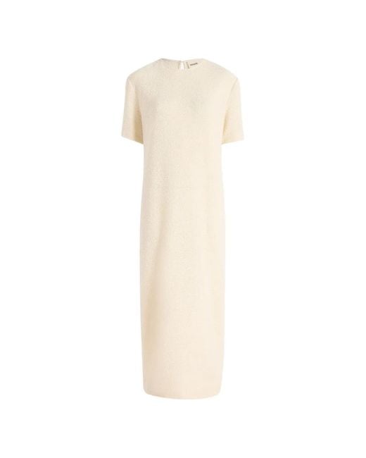 Khaite White Webber Dress