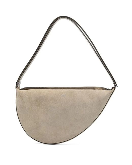 Totême  White Scooped Sling Shoulder Bag