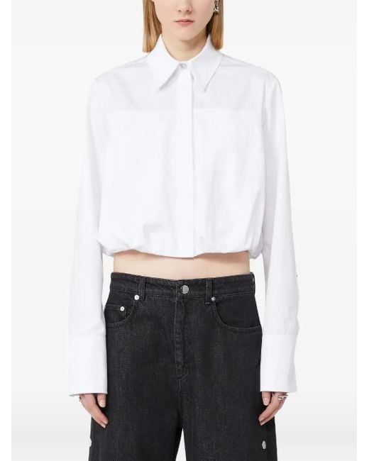 Chemise Zemira À Taille Froncée Max Mara en coloris White