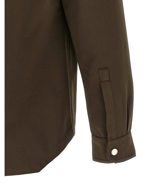 Rick Owens Green Polyester Blouse for men