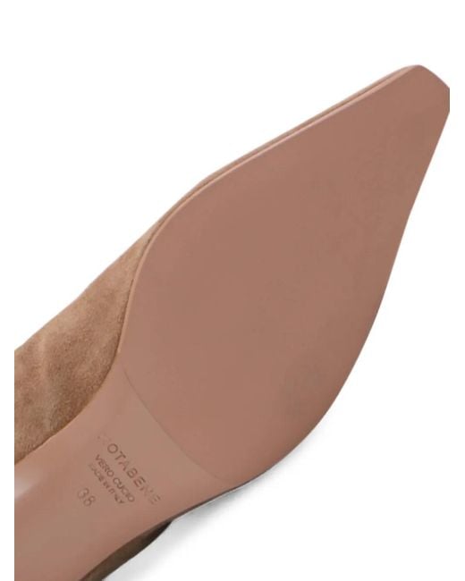 Notabene Brown Flavia Pointed-Toe Knee-High Boots