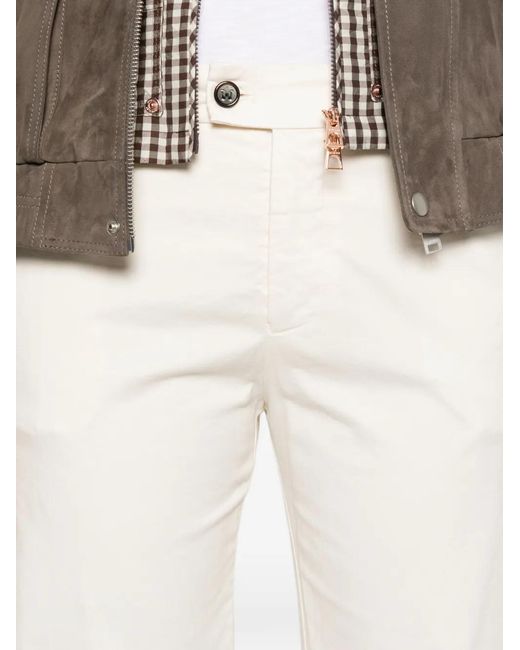 Berwich White Pantalon Alice À Coupe Courte