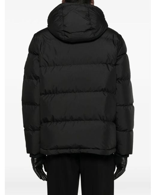 Burberry Donsjack Met Logopatch in het Black voor heren