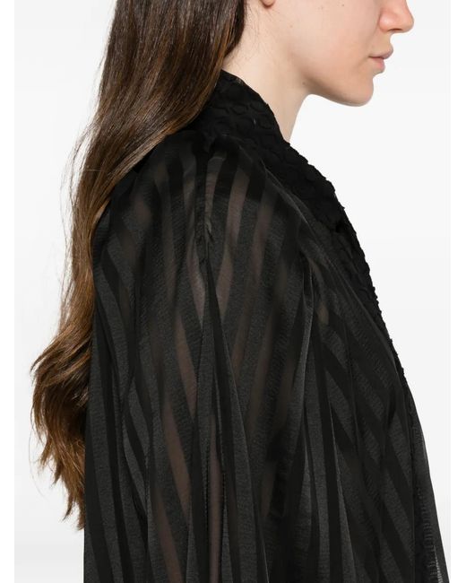 Blusa A Rayas Parlor de color Black
