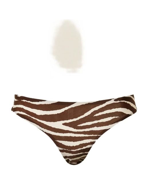 Slip Con Stampa Zebrata di Twinset in Natural