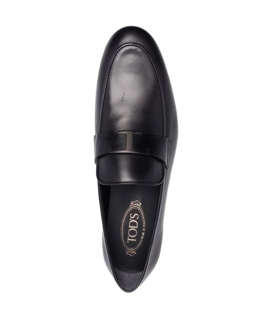 Tod's Black Flat Shoes for men