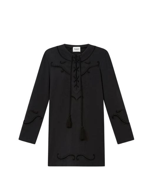 Isabel Marant Black Elka Dress