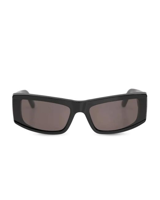 Balenciaga Gray Logo-Print Sunglasses