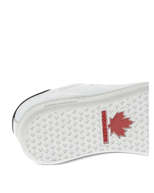DSquared² White Logo Sneakers