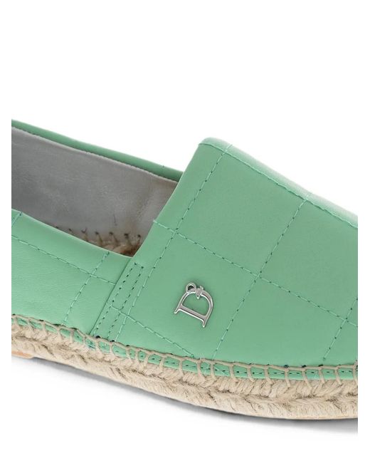 DSquared² Green Leather Espadrilles
