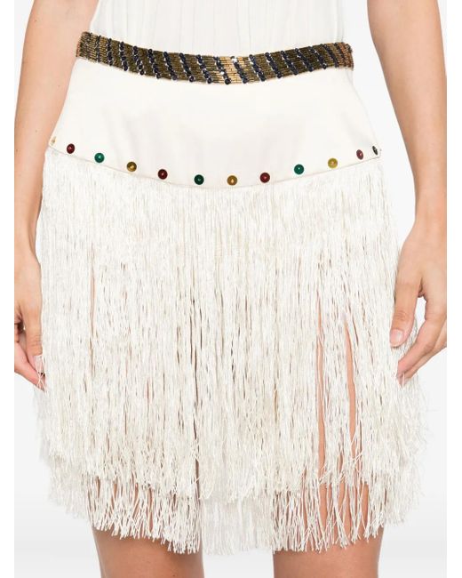 Bode White Skirt