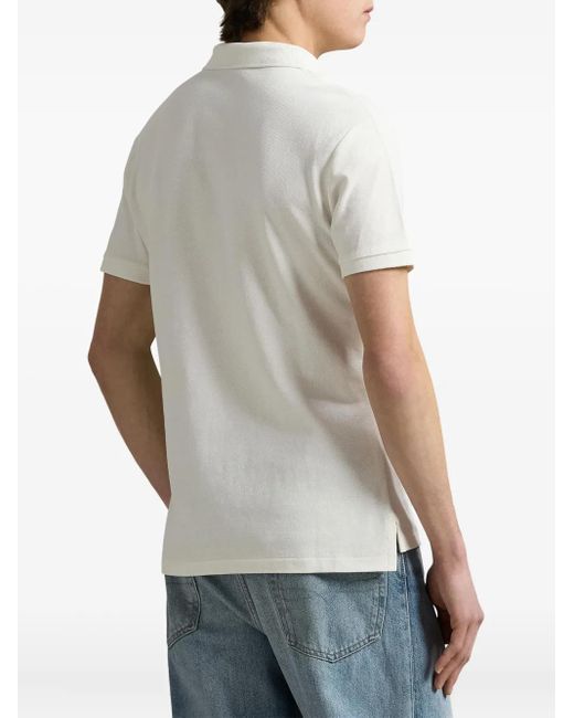 Polo Ralph Lauren White Polo Pony-Motif Polo Shirt for men