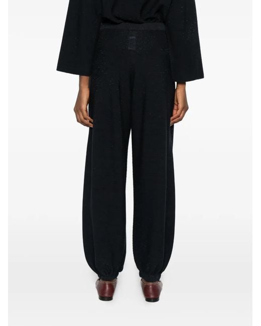 Fabiana Filippi Black Tapered Trousers