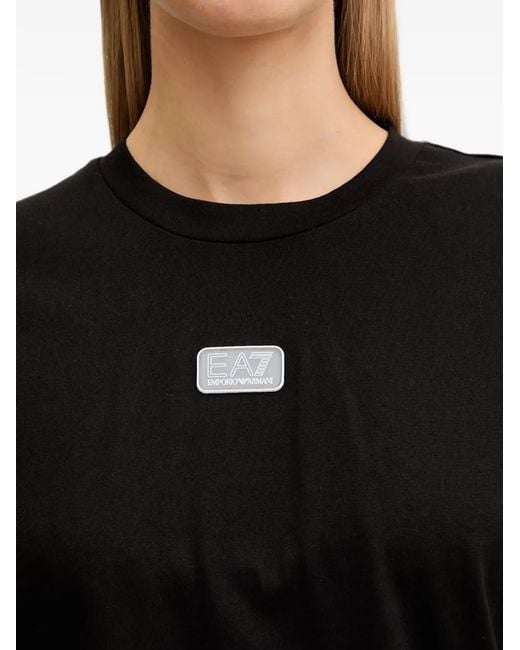 T-Shirt À Patch Logo EA7 en coloris Black