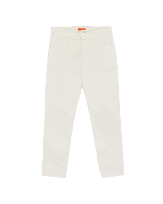 Barena White Pantalon Slim for men