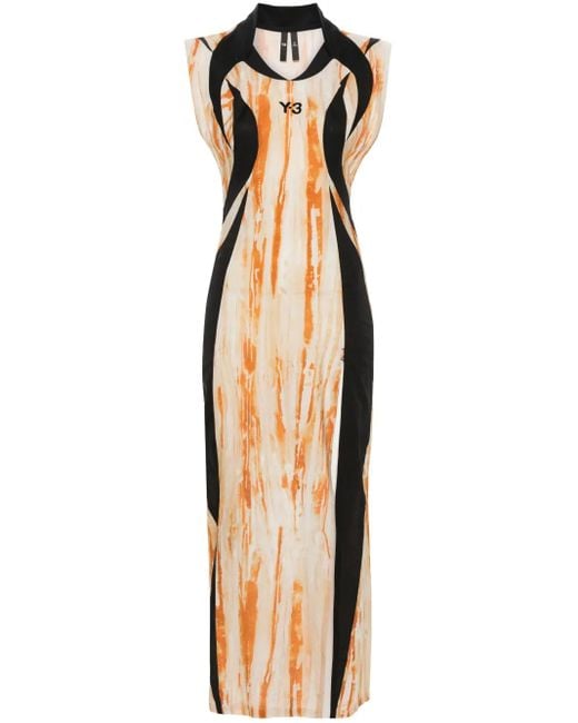Y-3 Black Rust Dye Dress