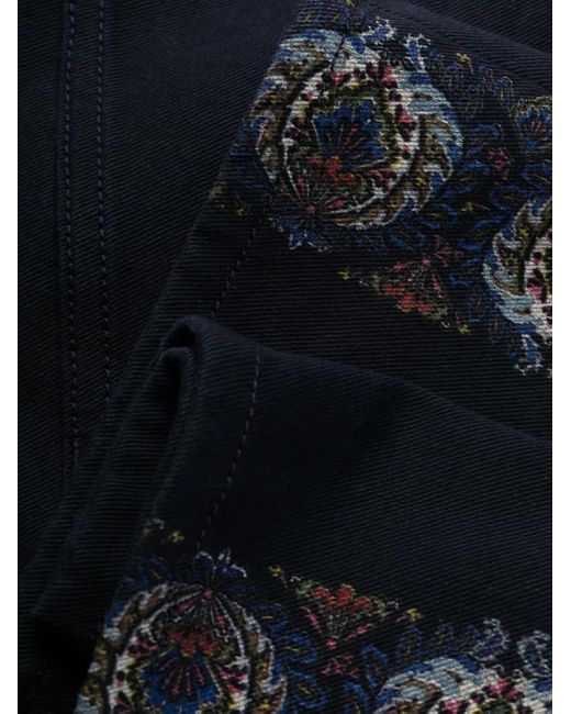 Etro Straight Jeans in het Blue