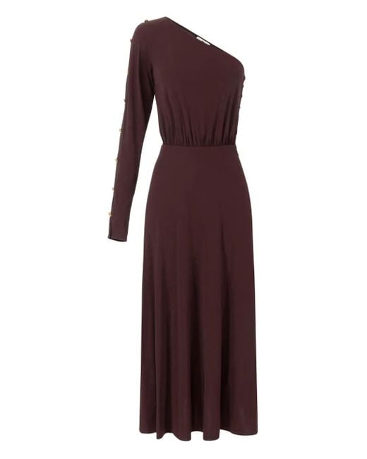 Elisabetta Franchi Purple Midi Dresses
