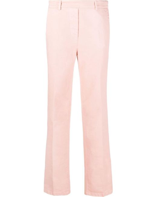 N°21 Cotton Ribbon-detail Straight Leg 