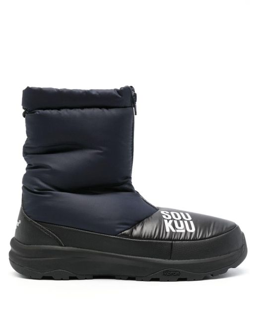The North Face Black X Undercover Logo-print Padded Boots
