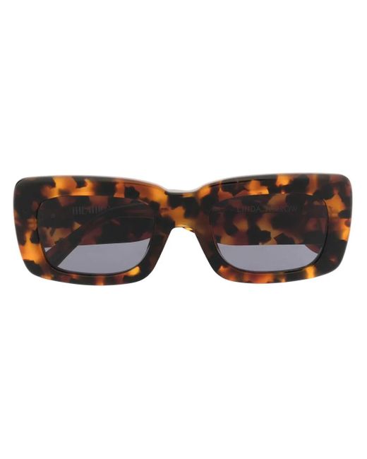 Linda Farrow Brown Marfa Sunglasses