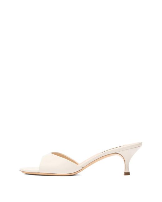 Casadei Natural 50Mm Open-Toe Mules