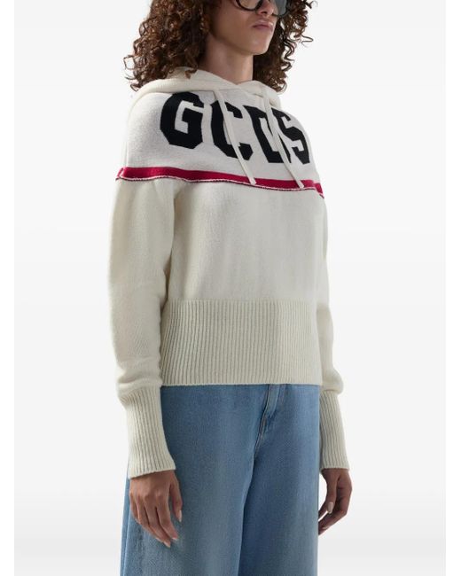 Gcds White Sweatshirt
