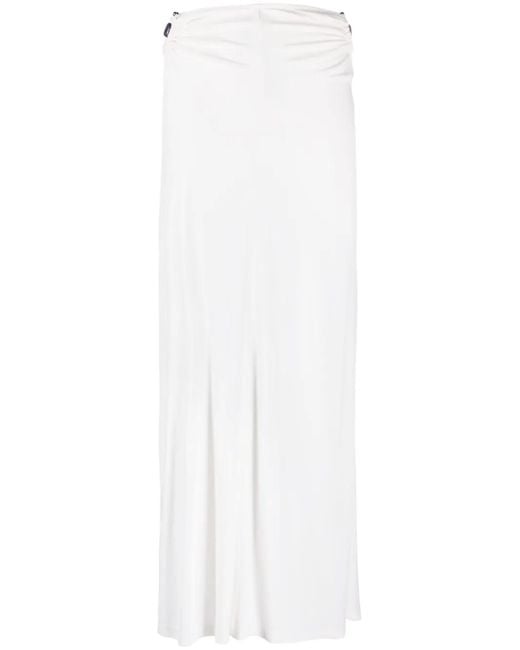 Christopher Esber White Duality Orbit Maxi Skirt