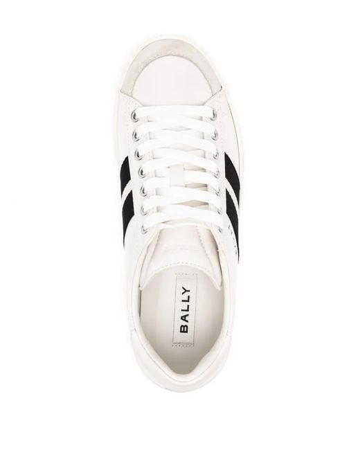 Bally White Thiago Sneakers
