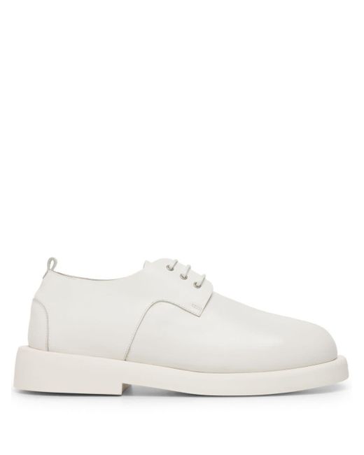 Marsèll White Leather Derby Shoes for men