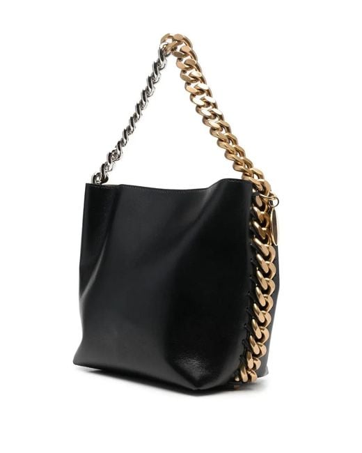 Stella McCartney Black Frayme Bucket Bag
