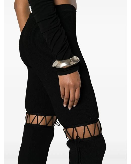 Nensi Dojaka Black Flared Pant