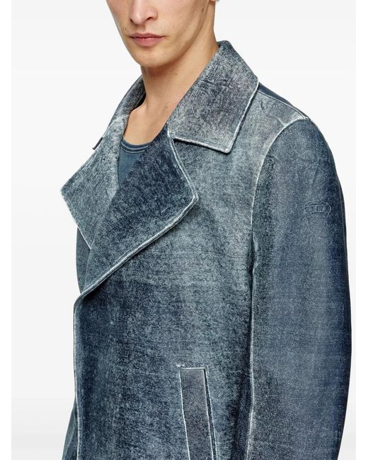DIESEL Blue Jackets for men