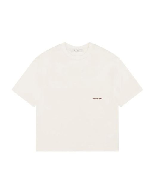 About Blank White Logo-Detail T-Shirt for men