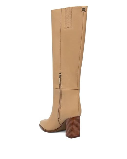 Guess White Block Heel Boots