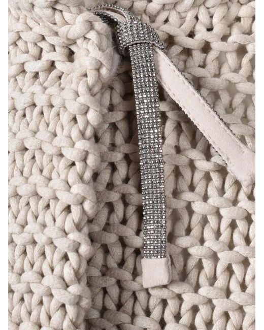 Brunello Cucinelli Natural Cotton Knit Sweater