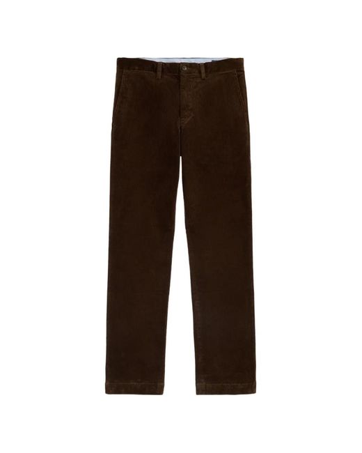 Polo Ralph Lauren Brown Stretch-Corduroy Trousers for men