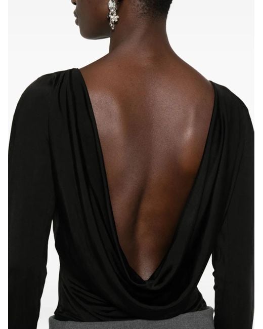 Body Con Maniche Lunghe di David Koma in Black